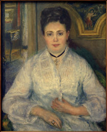 Madame Victor Chocquet / Gem.v. A.Renoir by klassik art