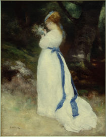A.Renoir, Lise mit einem Feldblumenstrauß von klassik art