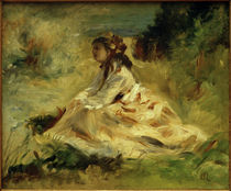 A.Renoir, Lise Tréhot auf einer Wiese by klassik art