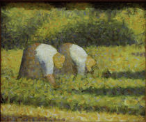 G.Seurat, Bäuerinnen bei der Arbeit by klassik art