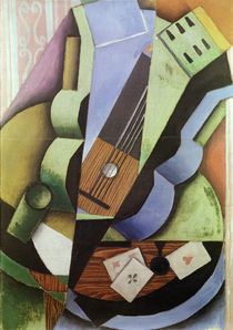 The Three Cards / J. Gris / Painting 1913 by klassik art
