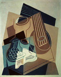 J.Gris, Mandoline und Weinbeeren, 1922 von klassik art
