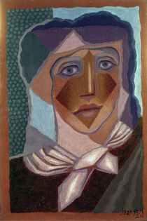 Juan Gris, Frau mit Halstuch, 1924 von klassik art