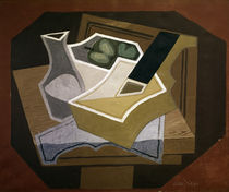 Guitar, Apples and Decanter / J. Gris / Painting 1926 by klassik art
