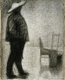 G.Seurat, Carrier of Goods / Drawing by klassik art