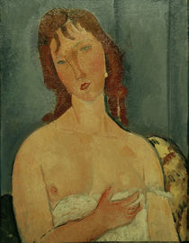 Amedeo Modigliani, Portrait of a young woman by klassik art
