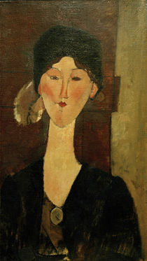 Beatrice Hastings / Painting by Amadeo Modigliani by klassik art