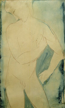 A.Modigliani, Nackter Knabe von klassik art
