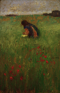 A.Macke / Child in a Meadow / 1906 by klassik art