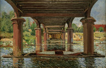 A.Sisley, Under bridge at Hampton Court by klassik art