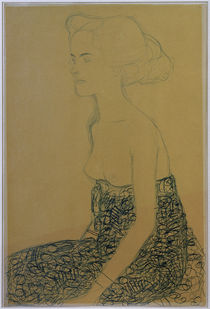 G.Klimt, Sitzender Halbakt nach links von klassik art