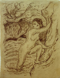 Franz Marc, Bathers I (Pointillist) by klassik art