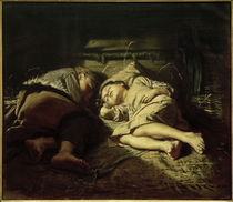 W.G.Perow, Schlafende Kinder by klassik art