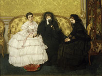 A.Stevens, Comfort or Condolence visit / Painting 1857 by klassik art