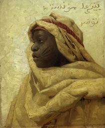 Peder Mørk Mønsted / Portrait of a Nubian Man by klassik art
