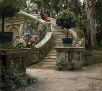 P. Mönsted, Im Park der Villa d'Este von klassik art