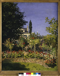 C.Monet, Blühender Garten von klassik art
