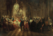 A. v. Menzel, Flötenkonzert Friedrich d. G von klassik art