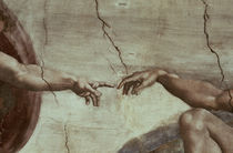 The Creation of Adam / Michelangelo by klassik art