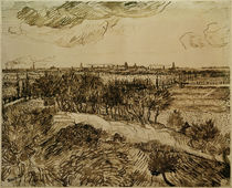 Arles von Montmajour, Zchng. von van Gogh von klassik art