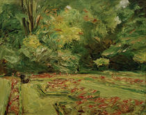M.Liebermann, "Flower terrace in the Wannsee garden..." / painting by klassik art