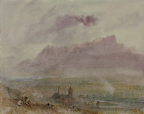 Thun, Stadt und See / Aquarell v. Turner by klassik art