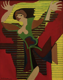 Gret Palucca / Painting by E.L.Kirchner by klassik art