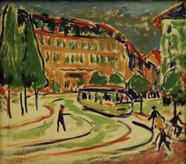 E.L.Kirchner / Tram in Dresden by klassik art