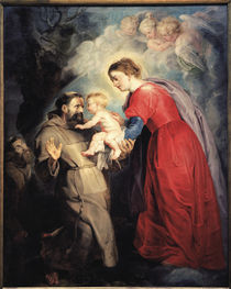 P.P.Rubens, Hl. Franziskus empf. Jesuskind von klassik art
