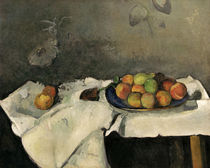 P.Cézanne / Plate with peaches. by klassik art