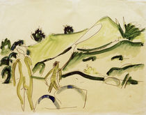 E.L.Kirchner, Badende am Strand von klassik-art