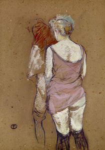 Toulouse-Lautrec, Zwei halbnackte Frauen von klassik art