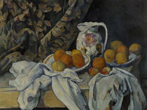 Cézanne / Stll-life with curtain /c. 1899 by klassik art