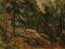 P.Cézanne, Waldinneres von klassik art