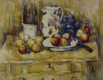 Cézanne / Pommes sur un dressoir by klassik art