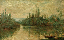 Monet / Branch of Seine near Vétheuil by klassik art
