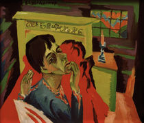 E.L.Kircher / Self-Portait as a Sick Man by klassik art