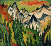E.L.Kirchner / Mountain Peak by klassik art
