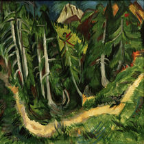 E.L.Kirchner, Waldschlucht Stafel von klassik art