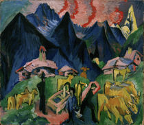 E.L.Kirchner / Life in the Alps / Centr. Pa. by klassik art