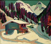 E.L.Kirchner, Wildboden im Schnee von klassik art