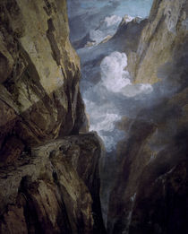 William Turner, Der St. Gotthard-Pass by klassik art