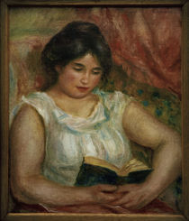 Renoir / Gabrielle reading / Painting by klassik art