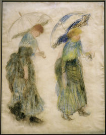 A.Renoir, Mädchen mit Regenschirm von klassik art