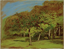 C.Monet, Fruit Trees, c. 1865–1875 by klassik art