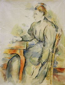 Cézanne / Seated Woman (Mme Cézanne) by klassik art