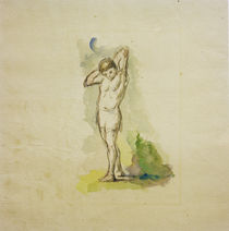 P.Cézanne, Stehender Badender von klassik art