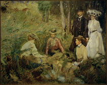 M. Slevogt, Picknick - Familienbild von klassik art