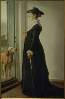 Anna Ancher / Gemälde von Michael Ancher von klassik-art