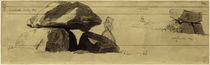 J. Th. Lundbye, Hünengrab auf einem Hügel bei Reerslev by klassik art